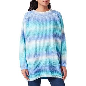 myMo Gebreide trui voor dames 12419585, Turquoise meerkleurig, XL/XXL