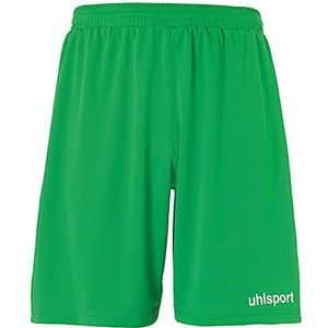 uhlsport Performance Shorts heren shorts sport voetbal fitness wandelen fietsen loopshorts korte broek loopbroek zomer 100% gerecycled polyester groen/wit - maat XXXL