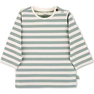 Sterntaler Baby-jongens GOTS shirt met lange mouwen gestreept shirt met lange mouwen, groen, 86