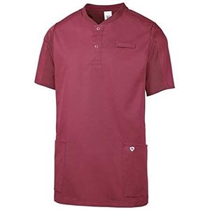 BP 1739-435-0182-2XL uniseks vrijetijdstuniek, 1/2 mouwen, piqué-inzetstukken en arm-lift-systeem, 180,00 g/m² stofmix, braambes, 2XL