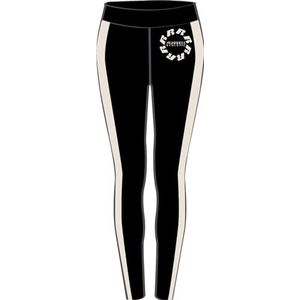 RUSSELL ATHLETIC Circle R-leggings voor dames, Zwart, M