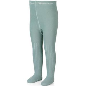 Sterntaler Unisex Geribbeld patroon panty, steengroen, 68