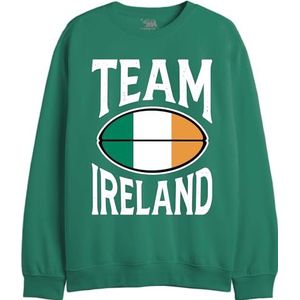 Republic Of California Team Ireland UXREPCZSW050 Sweatshirt voor heren, groen, maat XXL, Groen, XXL