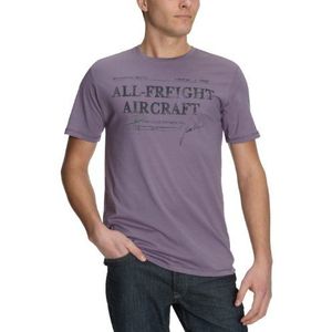 ESPRIT Heren Shirt/T-shirt All over Print P30607, Violet (510 Washed Purple), 46 NL
