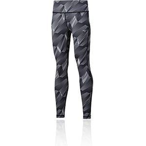 Mizuno dames Hineri omkeerbare legging - donkergrijs, grijze broeken