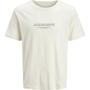 Jack & Jones Jorbronx Tee Ss Crew Neck FST, Botercrème., S