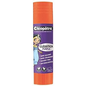 CLEOPATRE - Cleostick, paarse lijm, gerecyclede kunststof, in het formaat 8 g