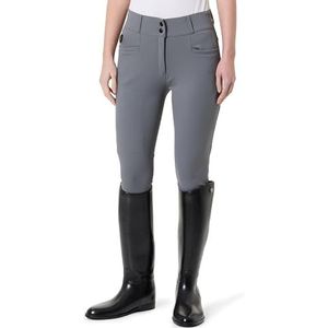 HKM Keep Warm Sil. volledig zitvl Verwarmde Rijbroek voor dames Grijs 46