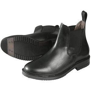 PFIFF, 011499, echt leer, jodhpur-laarzen, paardrijlaarzen, laarsjes, unisex, zwart, maat 35-45