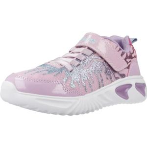 Geox J Assister Girl C Sneaker, roze/Sky, 37 EU, Pink Sky, 37 EU