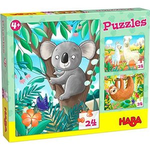 Puzzles Koala, Faultier & Co. 3 x 24 Teile