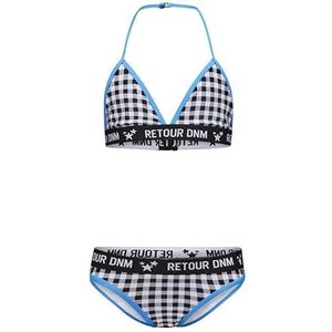 Retour denim de luxe meisjes lavina bikini, zwart, 10-12 Jaren