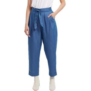 Louche Dames Hester-Chambray Broek, marineblauw, 34 NL