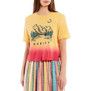 Hurley Moonlake Cropped Crew Tee T-shirt voor dames