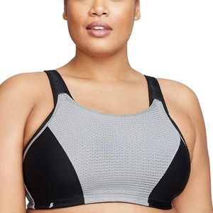 Glamorise Dirndl, beha voor dames, zwart/grijs, 95G