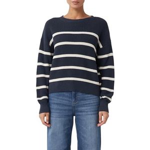 comma - Gebreide Trui - Gestreept - Zacht Katoen