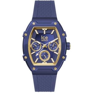 Ice-Watch - ICE boliday Digital blue Alu - Blauw aluminium dameshorloge met siliconen band - 023802 (Klein)