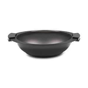 Tognana Avantspace wok 2 handgrepen 28 cm, aluminium, zwart