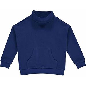 Fred's World by Green Cotton Sweatshirt met kraag, blauw (deep blue), 116 cm