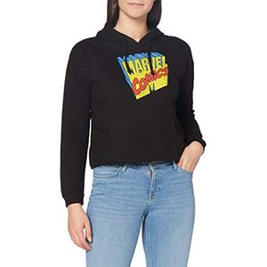 Marvel Sweatshirt met capuchon voor dames, Zwart, 38