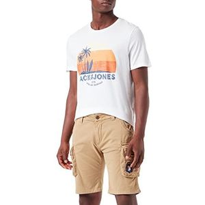 Alpha Industries Heren Crew Short Patch Short Sand