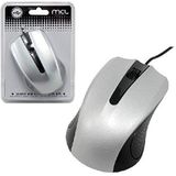 MCL SS-212U - Muis - Zwart - Zilver - USB Optisch 1200 DPI