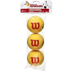 Wilson Unisex Starter Foam Ball 3 Pack ballen, geel, EU