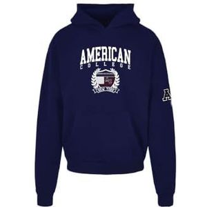 AMERICAN COLLEGE USA American College Sweatshirt met capuchon voor heren, Blauw, L/Tall