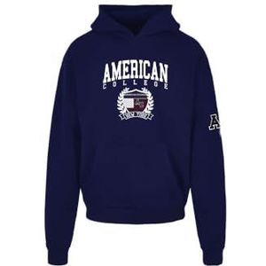 AMERICAN COLLEGE USA American College Sweatshirt met capuchon voor heren, Blauw, XXL