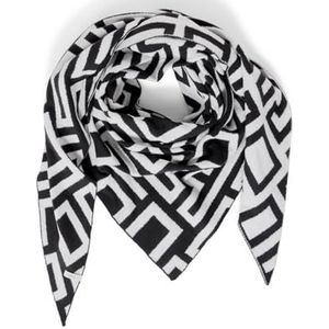Cecil Driehoekige sjaal voor dames, zwart, A