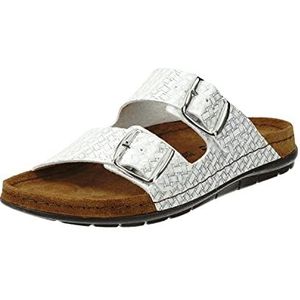 Rohde Alba Softino Pantolette dames slippers sandaal 5862 89 zilver, Zilver 89, 36 EU
