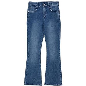 s.Oliver Junior Jeans voor meisjes, Flared Leg Blue 146/BIG, blauw, 146 cm