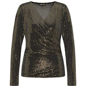 KIANNA Damestop, goud/zwart, M