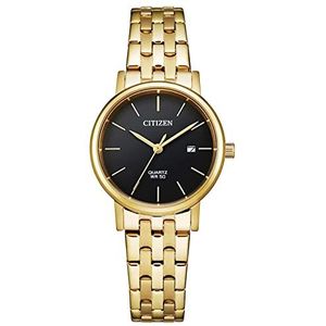 Citizen Dames analoog kwarts horloge met roestvrij stalen armband EU6092-59E, goud, Armband