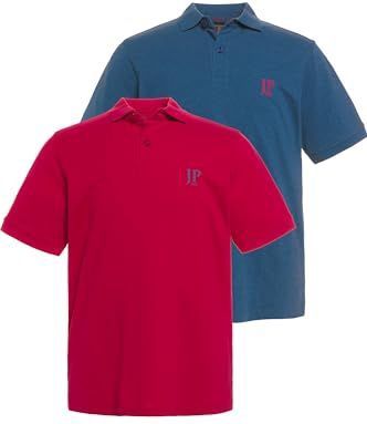 JP1880 Shirt  blauw / rood
