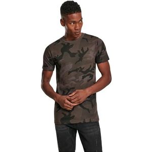 Build Your Brand T-shirt voor heren, camouflage (dark camo), S