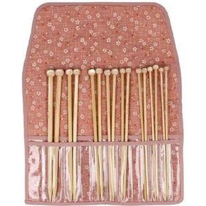 Seekknit - Seeknit roze (23 cm) Bamboo Breinaalden Set - 1 stuk