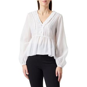 nascita Damesblouse, wolwit, L