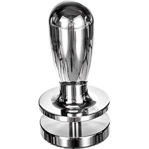 ECM 89415 Tamper drukregulerend, aluminium gepolijst, roestvrij staal, zilver