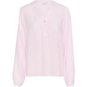 KAFFE - Damesblouse - Lilac Snow - Regular Fit - Lange Mouwen - Heuplengte