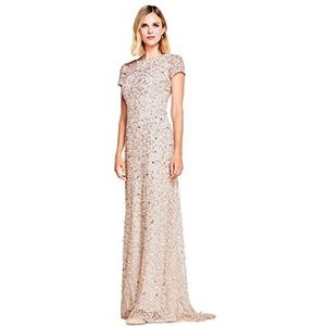 Adrianna Papell Maxi, Scoop Damesjurk, roze (blush), 34