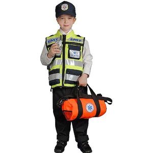 Dress Up America EMT-kostuum voor kinderen Alter 8-10 (Taille 30-32 inch, Höhe 45-50 inch) wit