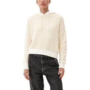 s.Oliver Dames 2121276 Pullover met capuchon, beige, 42