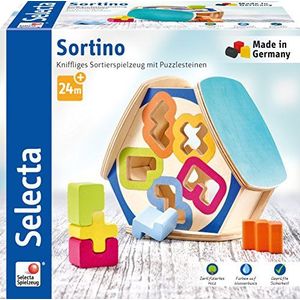 Selecta 62066 Sortino, sorteerbox van hout, meerkleurig