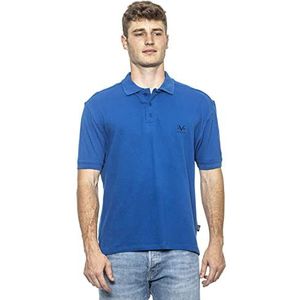 19V69 ITALIA Borduurwerk Royal Blue, Blauw, XL