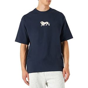 Lonsdale Men's SARCLET T-shirt, Navy/Ecru, S