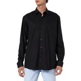 Hugo - 50519812 - Overhemd - Blauw - Moderne Pasvorm, Kentkraag, 100% Katoen