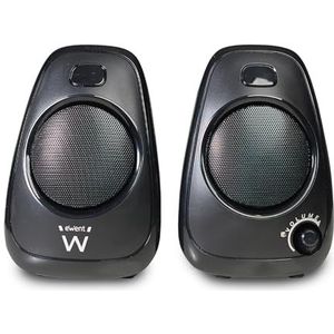 Ewent EW3527 luidspreker Zwart Bedraad 6 W