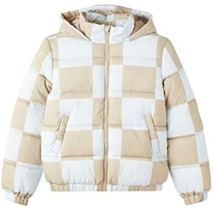 NAME IT Girl's NLFMASA Jacket Jacket, White Pepper, 170/176, White Pepper, 170/176 cm
