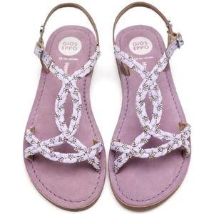 GIOSEPPO WENHAM Platte sandalen, paars, maat 34, Lila, 34 EU